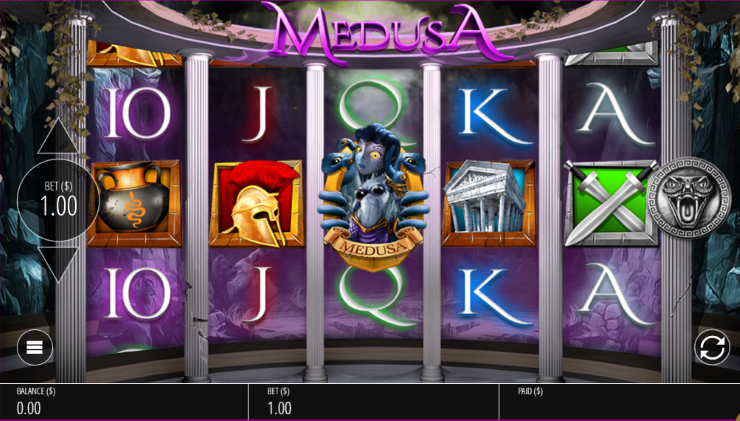 Medusa Slot, bônus de cassino, giros grátis, NextGen Gaming, jogo de slot móvel, mitologia grega, volatilidade média.